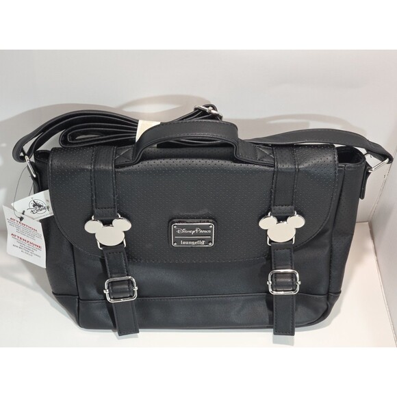 Disney Parks Mickey Mouse Official Pin Trading Loungefly Bag Crossbody main image 12